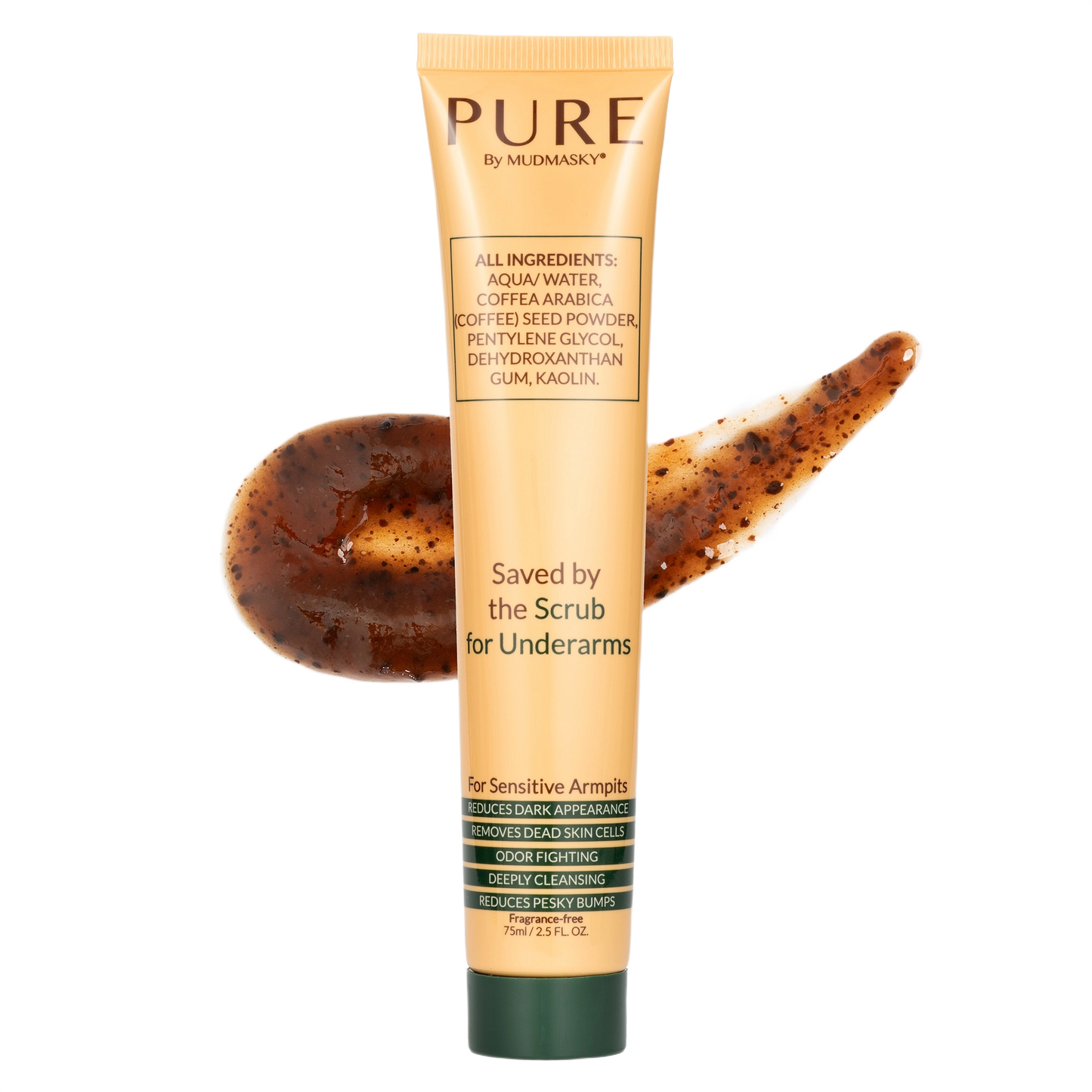 Gered door de scrub voor de oksels