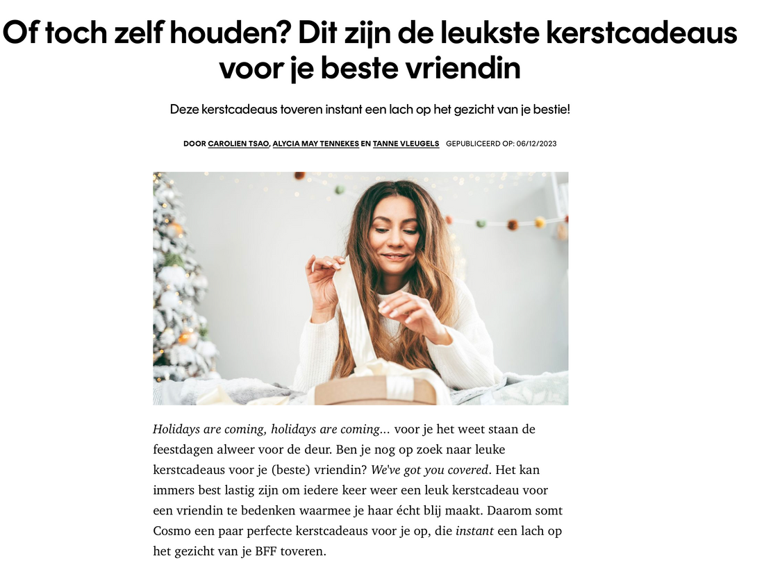 Cosmopolitan's Keuze: Vitamine A Booster Blue Clay Mask als kerstcadeau!