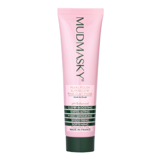 Parelmoerglans Superglow Roze Klei Masker