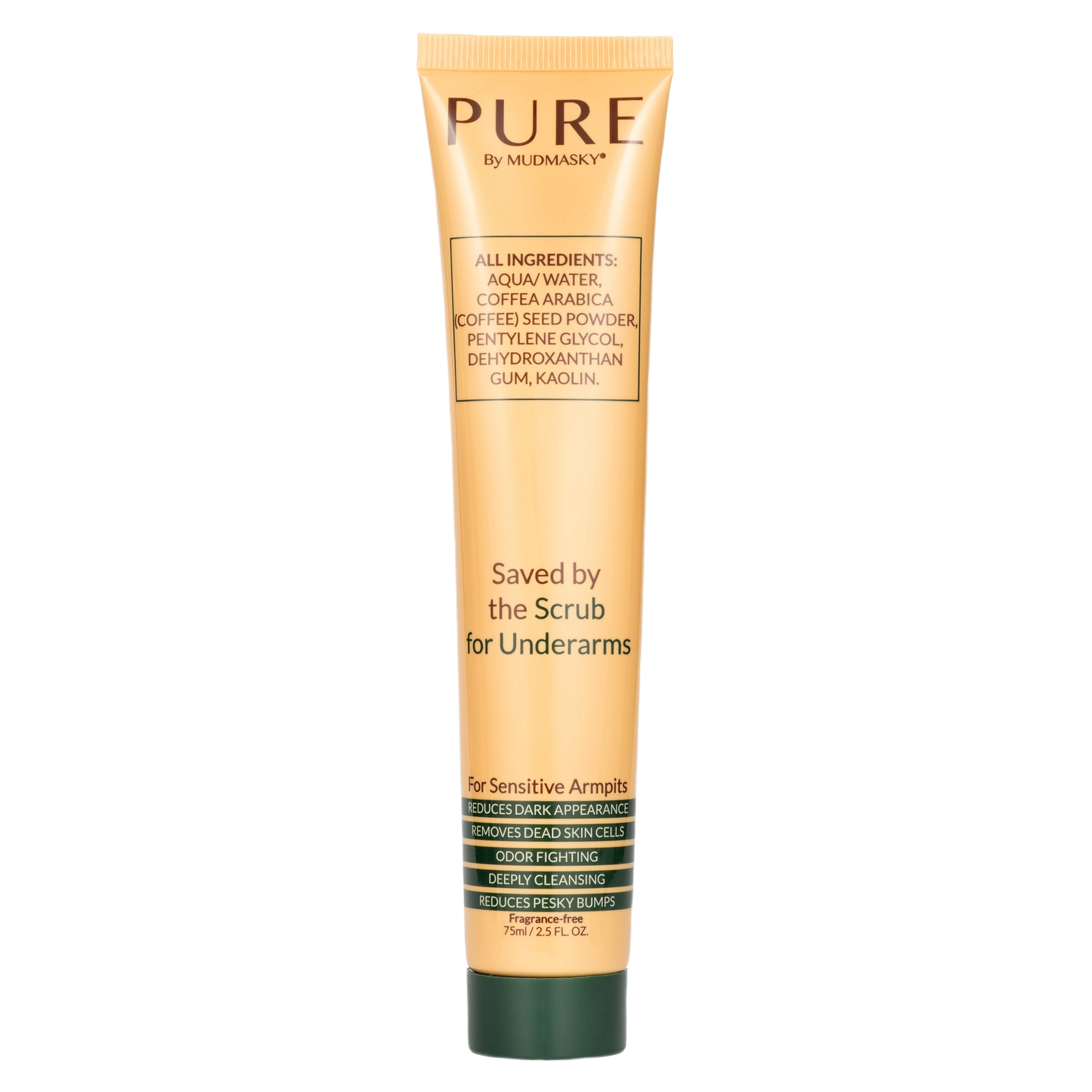 Gered door de scrub voor de oksels